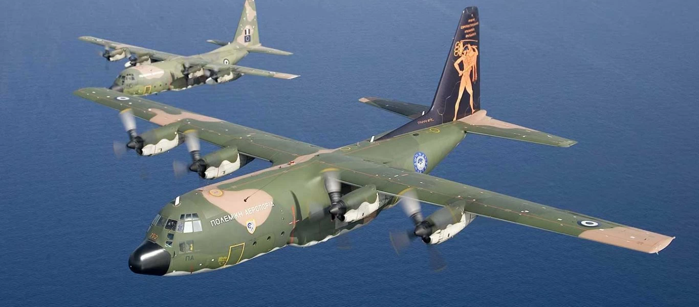Ατύχημα στην 112 ΠΜ με θραύση ριναίου σκέλους τροχών σε C-130